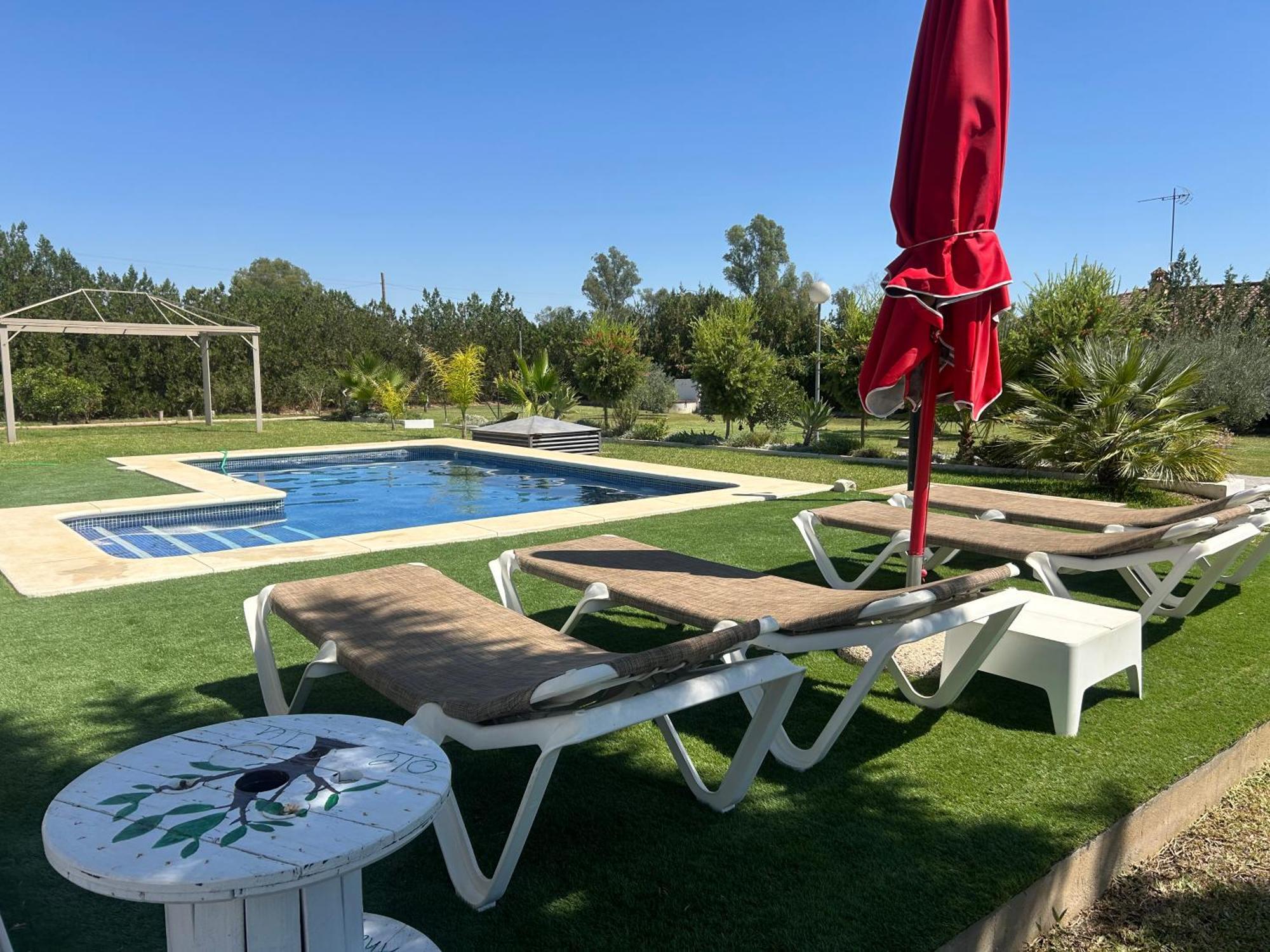 Ole Tu Andalucia Villa Sanlúcar la Mayor Eksteriør bilde